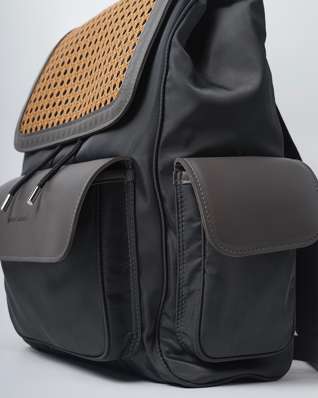 The Manó-Manó® "Solvan" Backpack in Black/Black